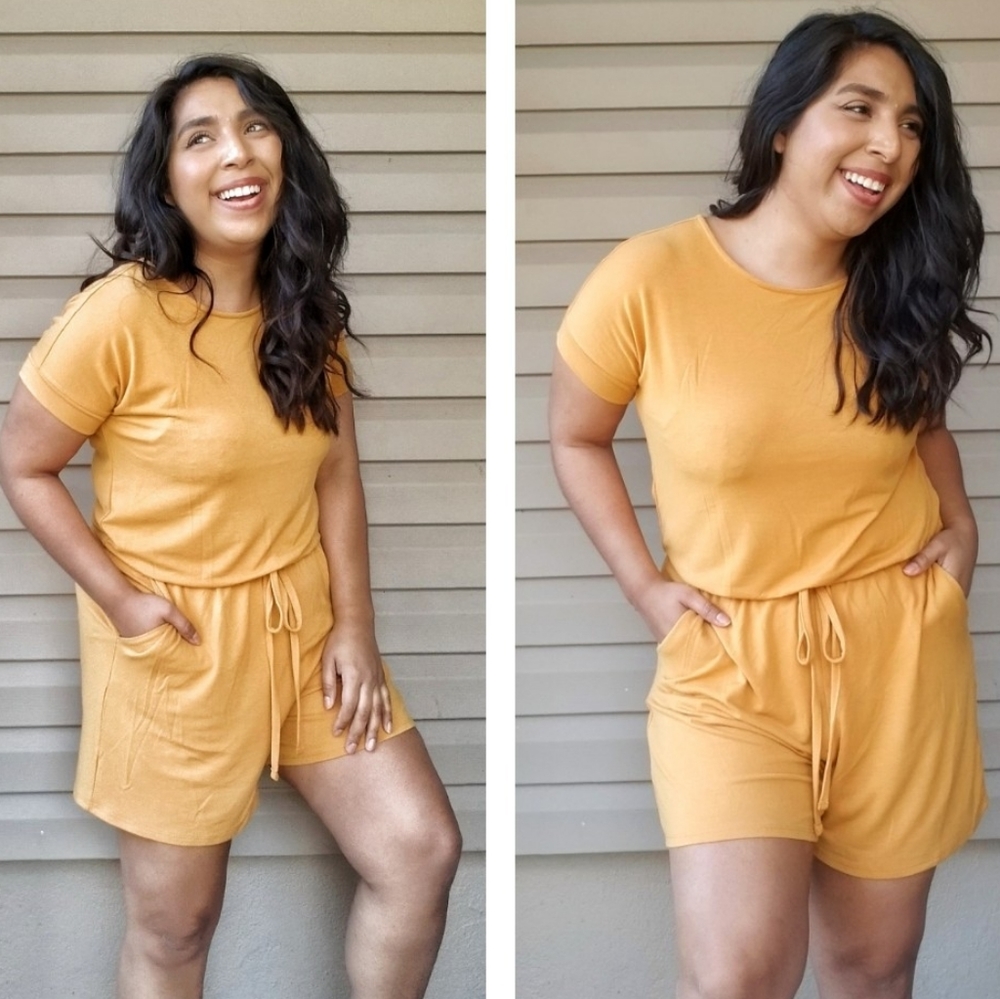 SHAKE IT OFF ROMPER IN DARK GRAY - Picture 5 of 5